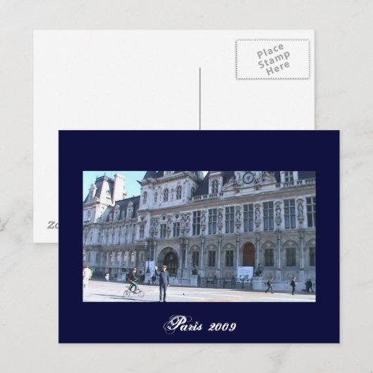 Paris John, Postkarte (Vorne/Hinten)