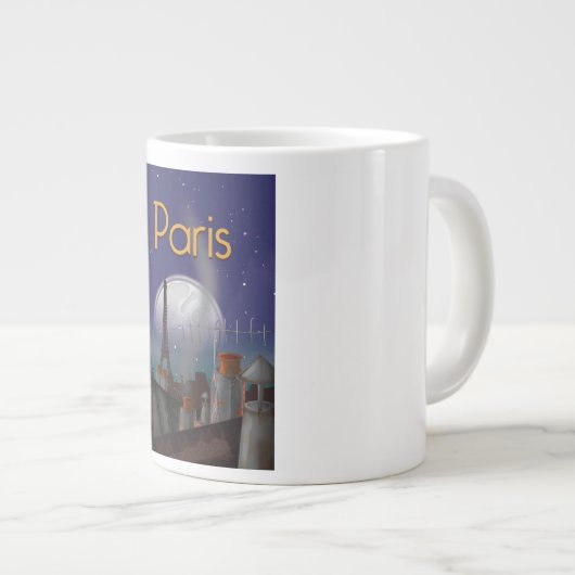 Paris Jumbo-Tasse (Vorderseite Rechts)