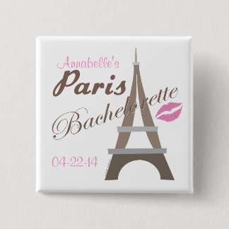 Paris Junggeselinnen-Abschied Gear Button