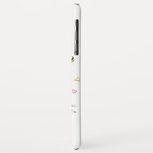 Paris & Kaffee Case-Mate iPhone Hülle (Hinten/Links)