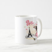Paris & Kaffee Kaffeetasse (VorderseiteRechts)