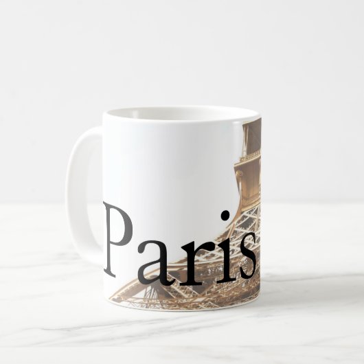Paris Kaffeetasse (Vorderseite Links)