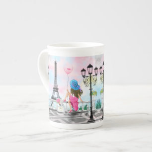 Paris Kaffeetasse Eiffelturm Porzellantasse