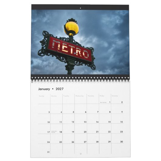 Paris-Kalender 2014 Kalender (Jan 2027)