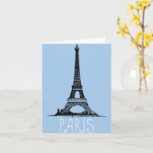 Paris Karte (Gelbe Blume)
