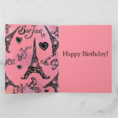 PARIS KARTE (Innenseite)