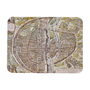 PARIS-KARTE, 1581 MAGNET