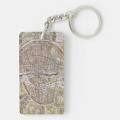 PARIS-KARTE, 1581 SCHLÜSSELANHÄNGER (Rückseite)