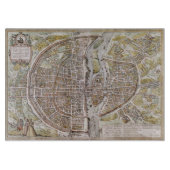 PARIS-KARTE, 1581 SCHNEIDEBRETT (Vorderseite)