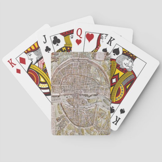 PARIS-KARTE, 1581 SPIELKARTEN (Rückseite)