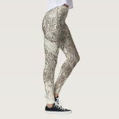 Paris-Karte Leggings (Rechts)