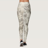 Paris-Karte Leggings (Rückseite)