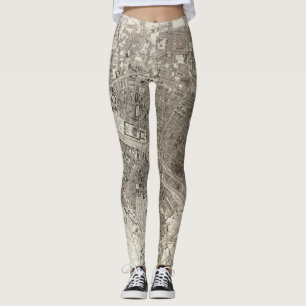 Paris-Karte Leggings