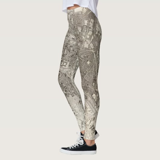 Paris-Karte Leggings (Links)