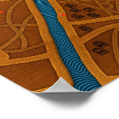 Paris Karte Poster (Ecke)