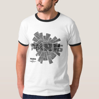 Paris-Karten-Wecker-T - Shirt
