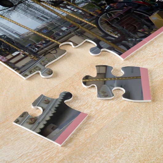 Paris-Karussell (u. Eiffelturm) mit Text Puzzle (Seite)