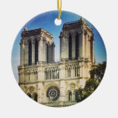 Paris, Kathedrale Notre Dame Personalisiert Keramik Ornament (Vorne)