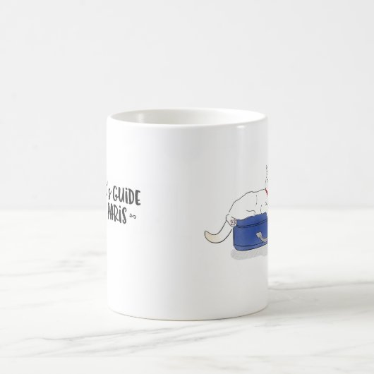 Paris-Katzen-niedliche Tasse (Mittel)