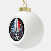 Paris Keramik Kugel-Ornament (Rechts)