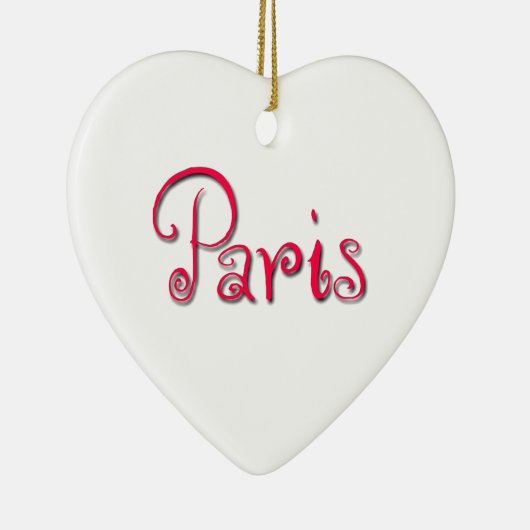 Paris Keramik Ornament (Rechts)