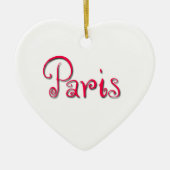 Paris Keramik Ornament (Vorne)