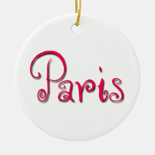 Paris Keramikornament (Vorne)