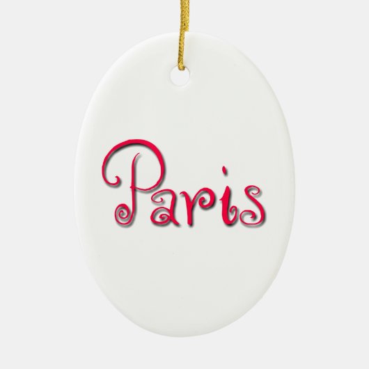 Paris Keramikornament (Vorne)