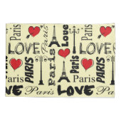 Paris Kissenbezug (Rückseite)