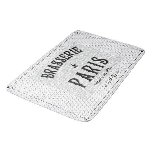 Paris Kitchen Floor Mat Badematte (Schrägansicht)