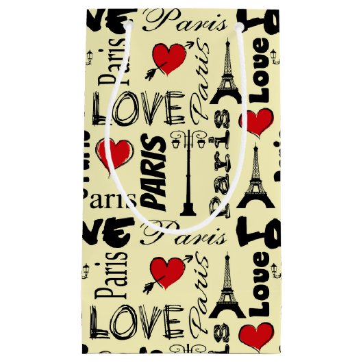 Paris Kleine Geschenktüte (Vorderseite)