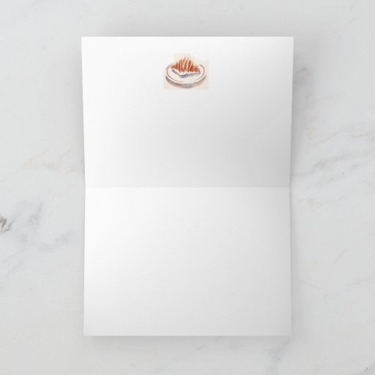 Paris kleiner Dejeuner Karte (Innenseite)