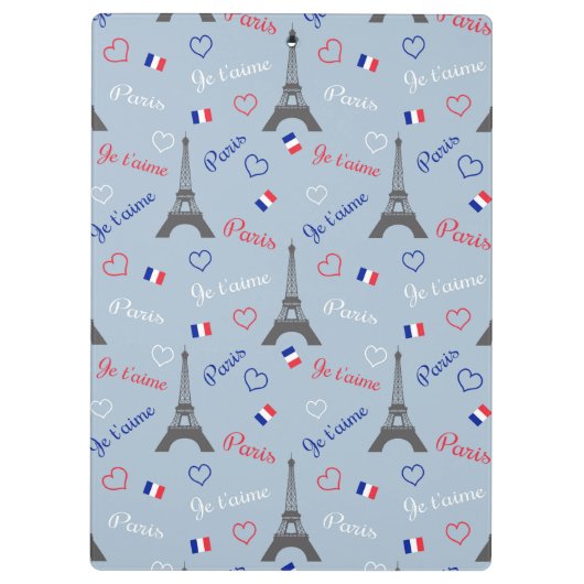 Paris Klemmbrett (Rückseite)