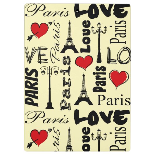 Paris Klemmbrett (Rückseite)