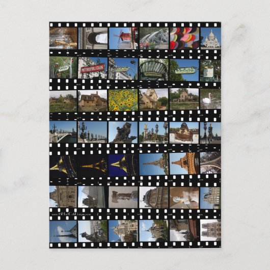 Paris Kollektionen Postkarte (Vorderseite)