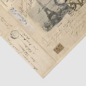 Paris-Krähen-Kugel-französisches Seidenpapier (Ausschnitt)