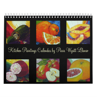 Paris Küchen-Malerei-Kalender Kalender