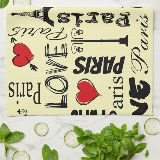 Paris Küchentuch (Gefaltet)