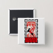 Paris-Kunst-Deko-Plakat 1925 Button (Vorne & Hinten)