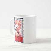 Paris-Kunst-Deko-Plakat 1925 Kaffeetasse (Vorderseite Links)