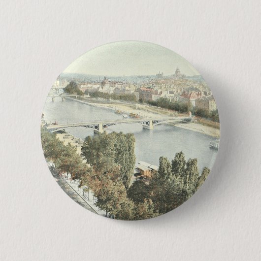 Paris, La die Seine Button (Vorderseite)