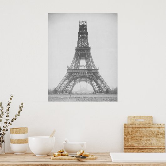 Paris - La Tour Eiffel - 1889 Poster (Küche)
