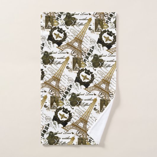 Paris: La Tour Eiffel Badhandtuch Set (Handtuch)