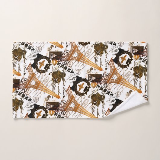 Paris: La Tour Eiffel Badhandtuch Set (Handtuch)