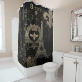 Paris: La Tour Eiffel Duschvorhang (Beispiel)