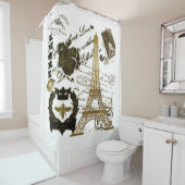 Paris: La Tour Eiffel Duschvorhang (Beispiel)