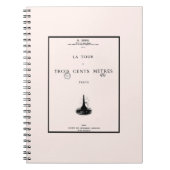 Paris La Tour Eiffel Eiffelturm Eiffelturm Notiz Notizblock (Vorderseite)