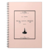 Paris La Tour Eiffel Eiffelturm Notizblock (Vorderseite)