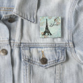 Paris La Tour Eiffel Französisches Design Button (Beispiel)