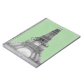 Paris - La Tour Eiffel Notizblock (Linke Seite)